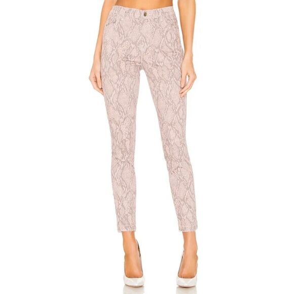 NWT J Brand Alana High Rise Crop Raw Hem Skinny Jean in Adder Pink - Picture 2 of 16